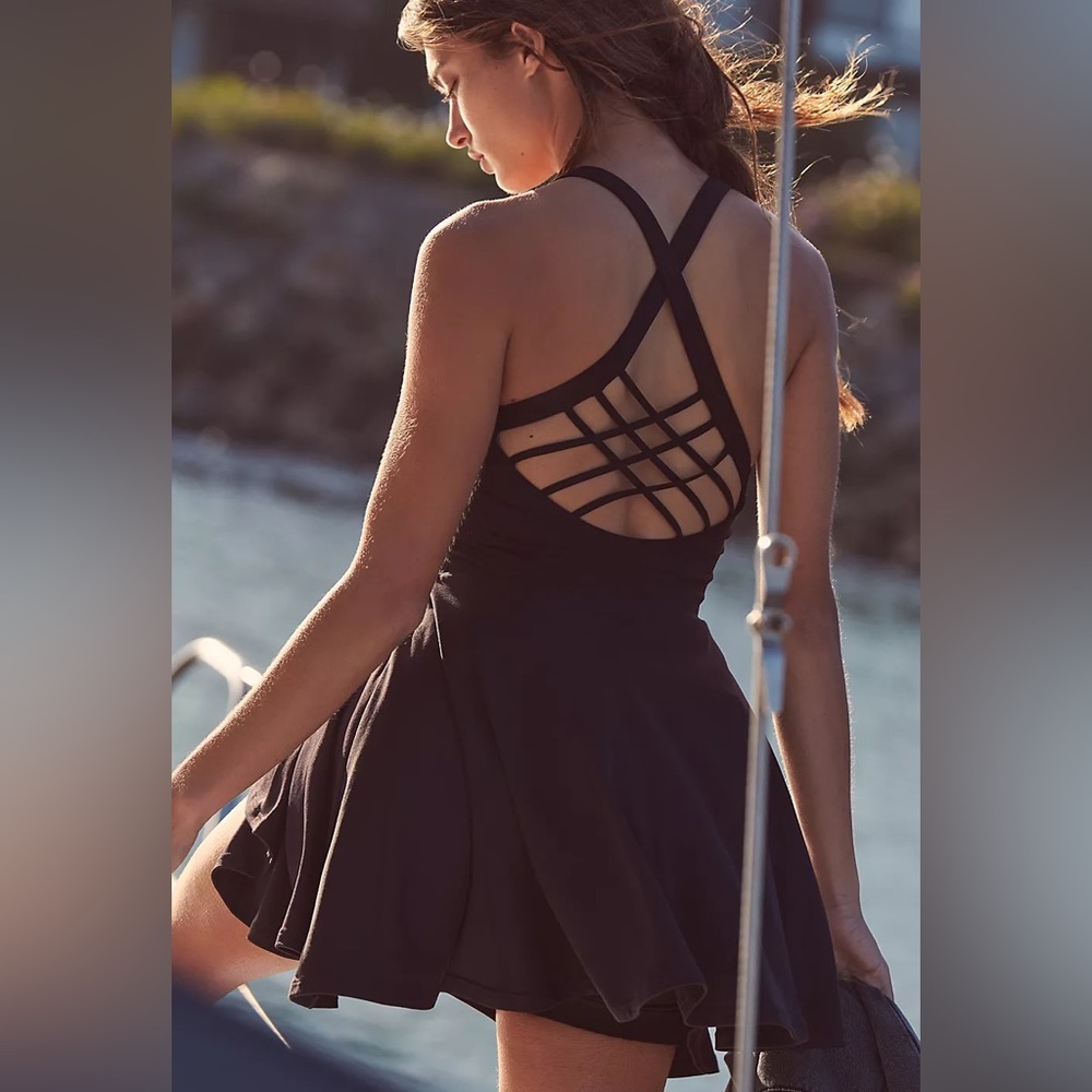 NWOT Free People Good Karma Dress Black M/L & XL - Picture 5 of 9